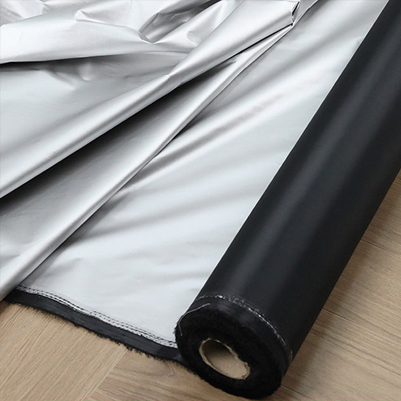 Sewing Fabric - Tessuto Oscurante Termoisolante Nero Argentato da