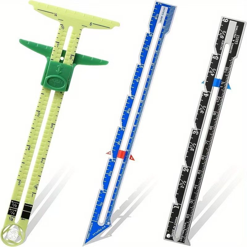 Quilting Ruler Square - Righello da cucito 5-IN-1, calibro di