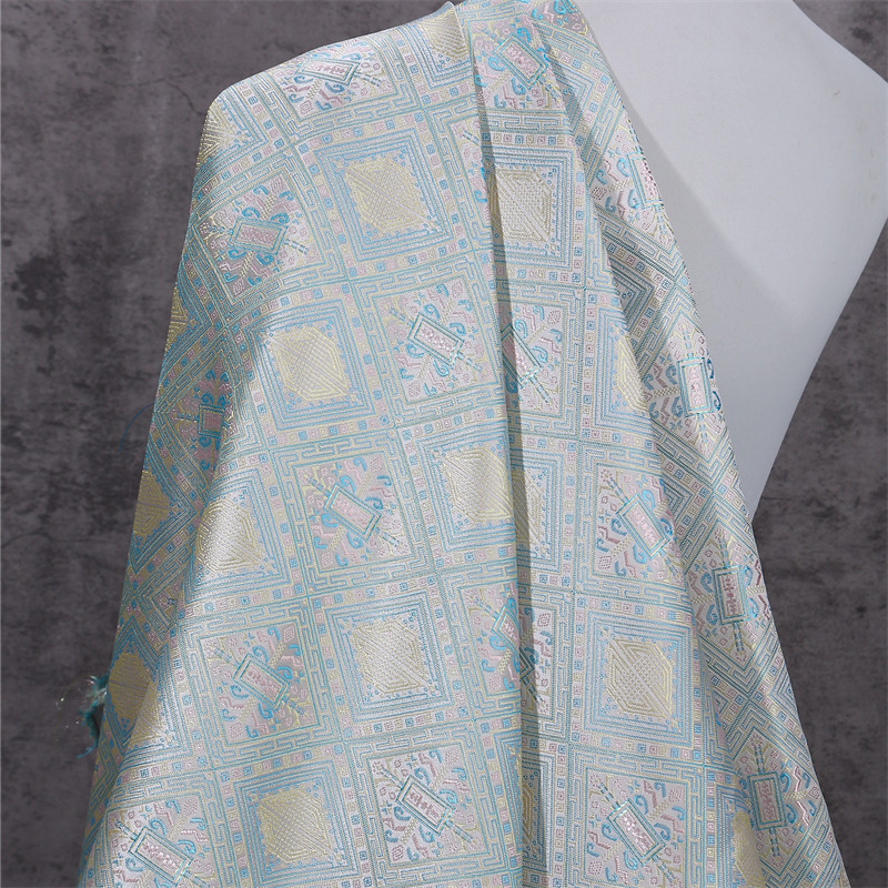Sewing Fabric - Tessuto in Seta Jacquard Broccato Stile