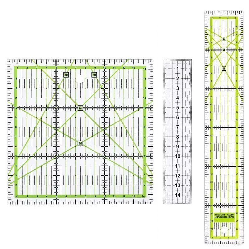 Quilting Ruler Square - 1/2 pz 15 cm Quilting Patchwork