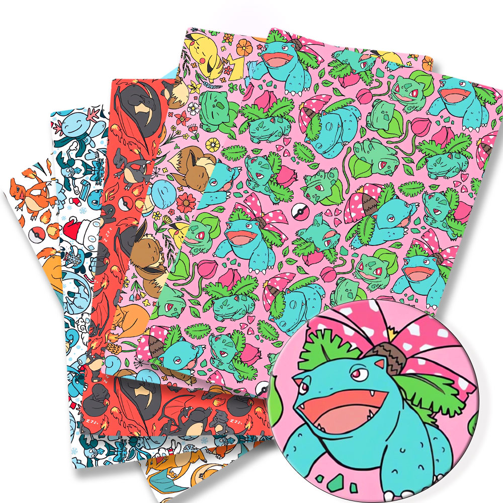 Sewing Production - Pokemon Cartoon Fabric140 * 50cm Cucito