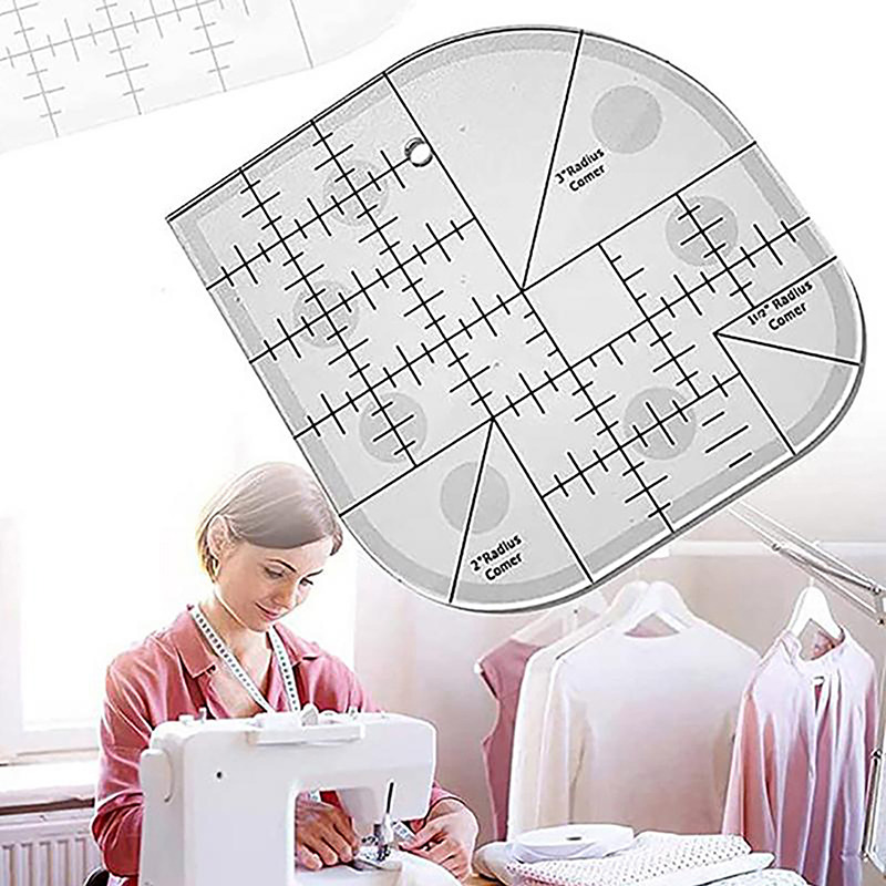 Quilting Ruler Square - Righello per trapunta con taglierina angolare