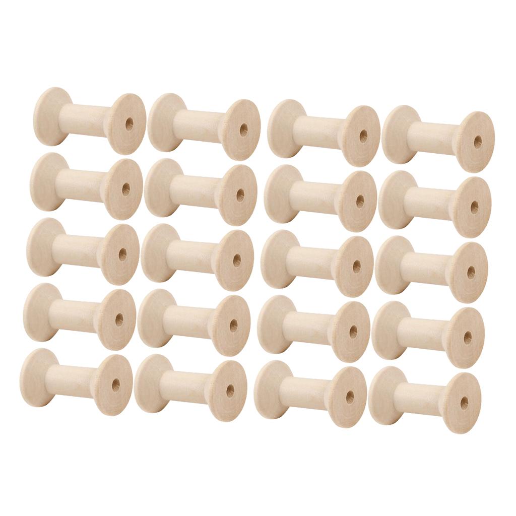 20 pz Rocchetti in Legno Vuoti - Thread Bobbins Empty recensione e prezzo