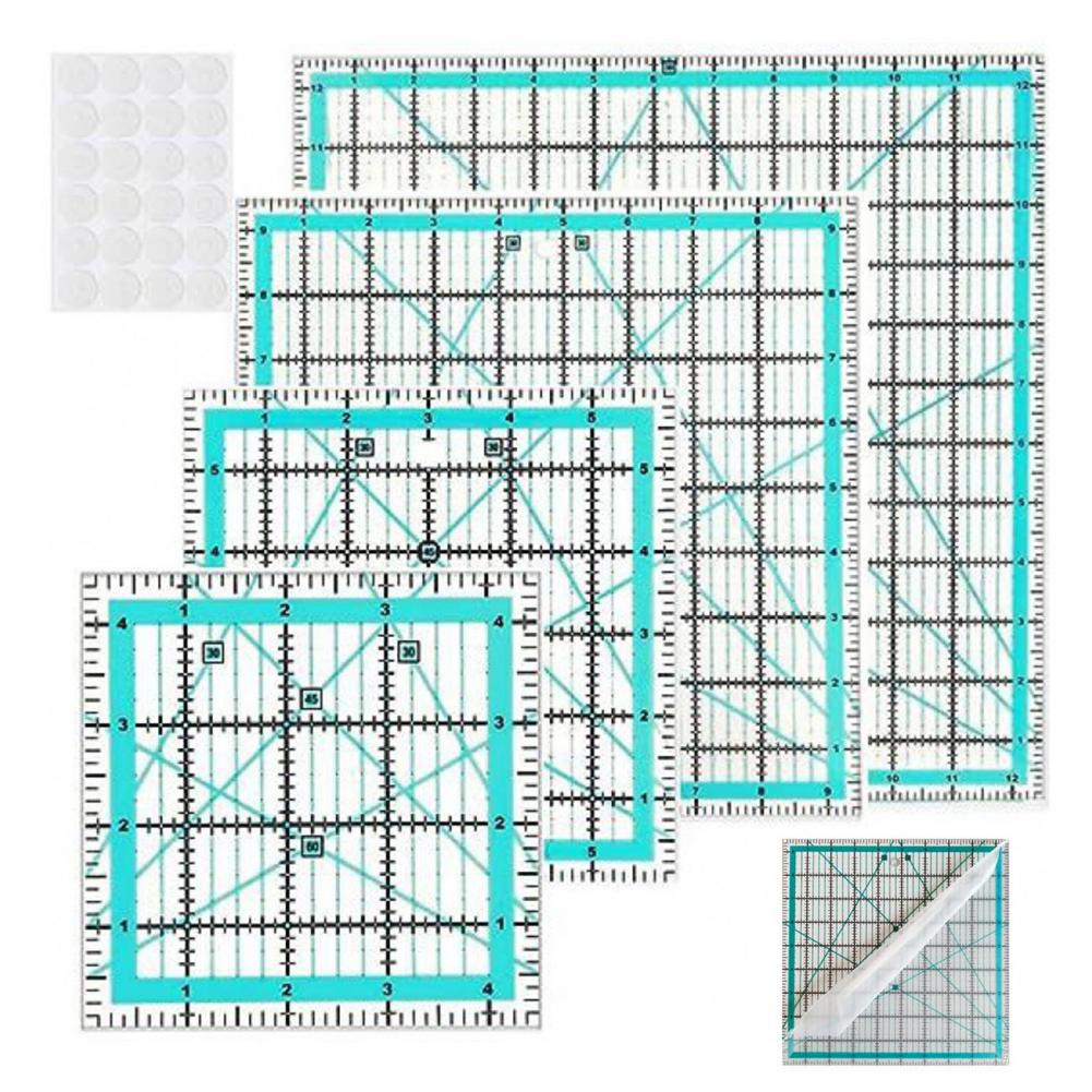 Righello per quilting acrilico - Quilting Ruler Square recensione e prezzo