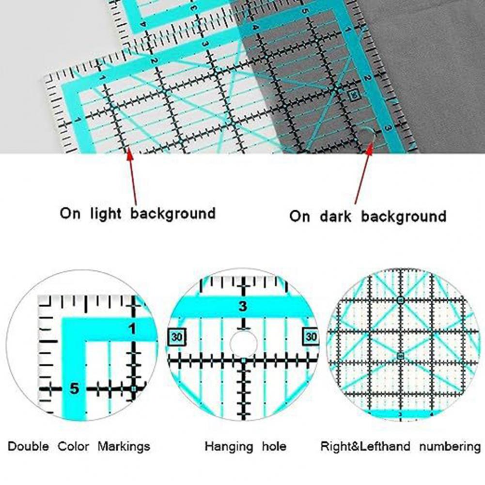 Righello per quilting acrilico - Quilting Ruler Square recensione e prezzo