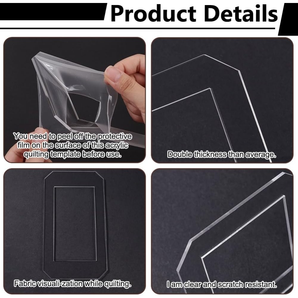 2 set modello per quilting mod - Quilting Ruler Square recensione e prezzo