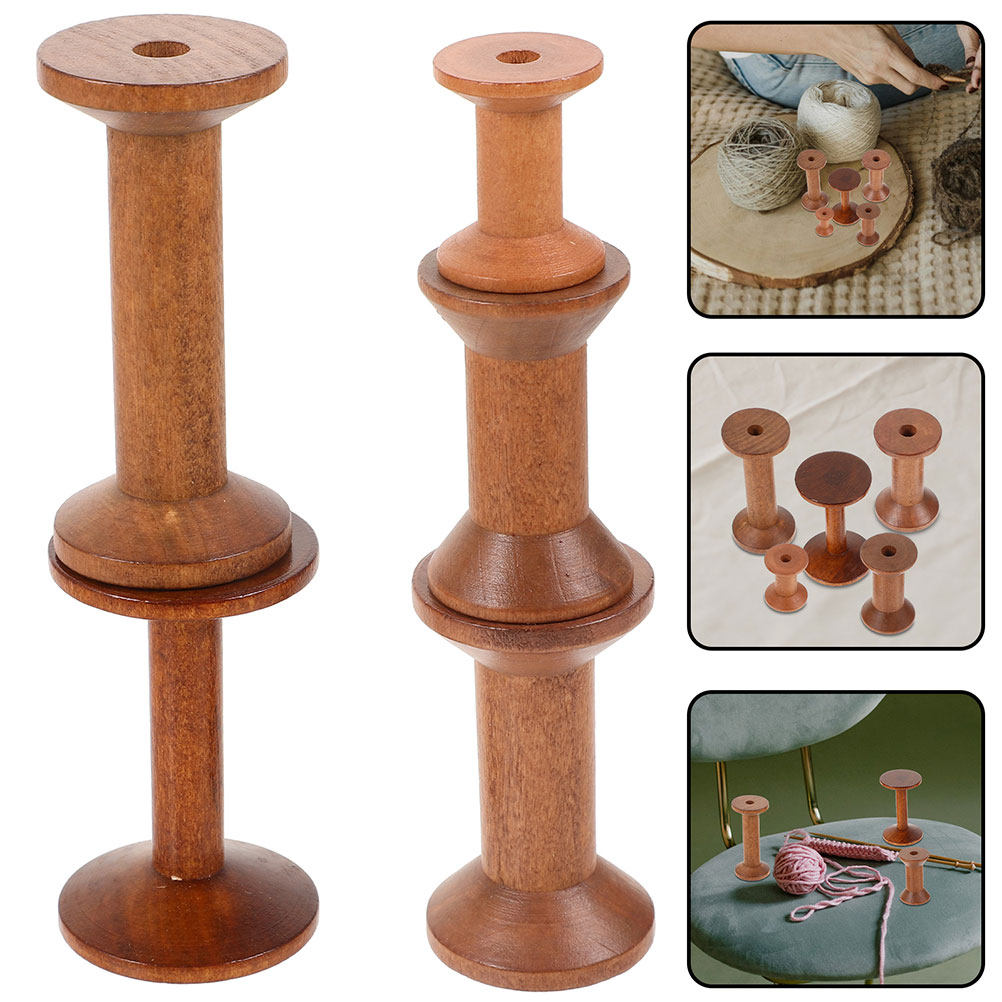 Set di 7 Rocchetti in Legno Vi - Thread Bobbins Empty recensione e prezzo