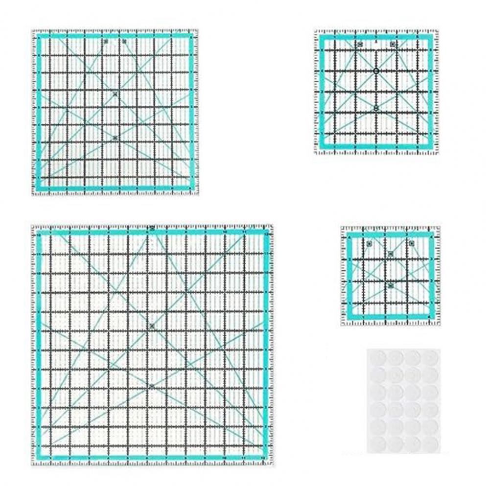Set di 4 Righelli in Acrilico  - Quilting Ruler Square recensione e prezzo