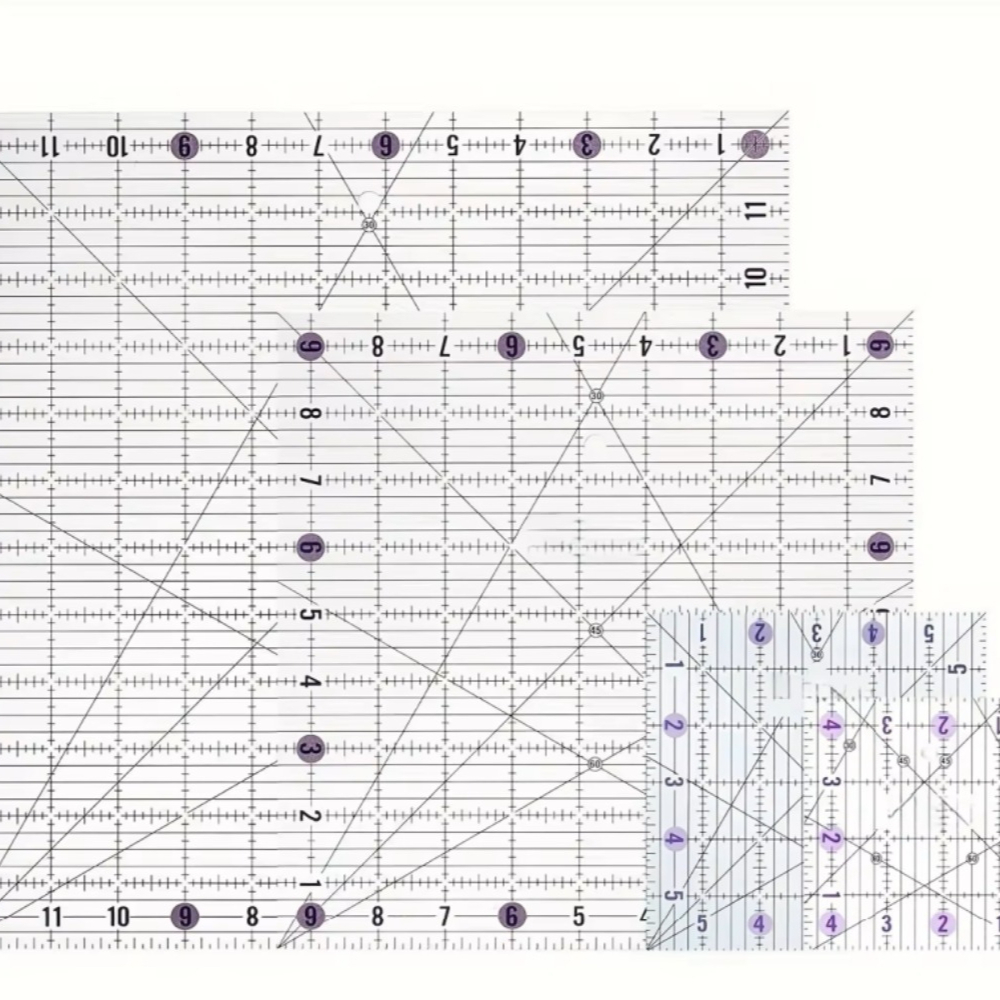 Set di 4 Righelli Quadrati in  - Quilting Ruler Square recensione e prezzo