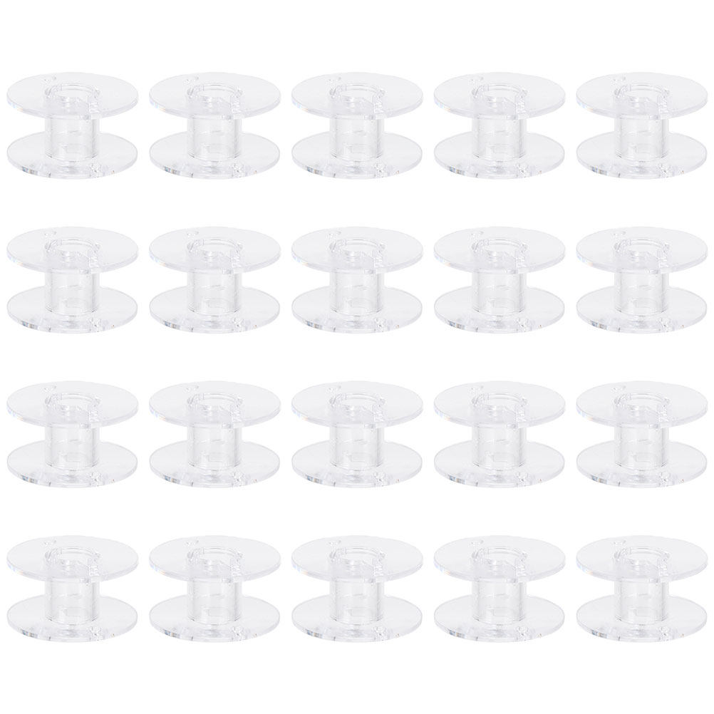 60 Bobine Trasparenti in Plast - Thread Bobbins Empty recensione e prezzo
