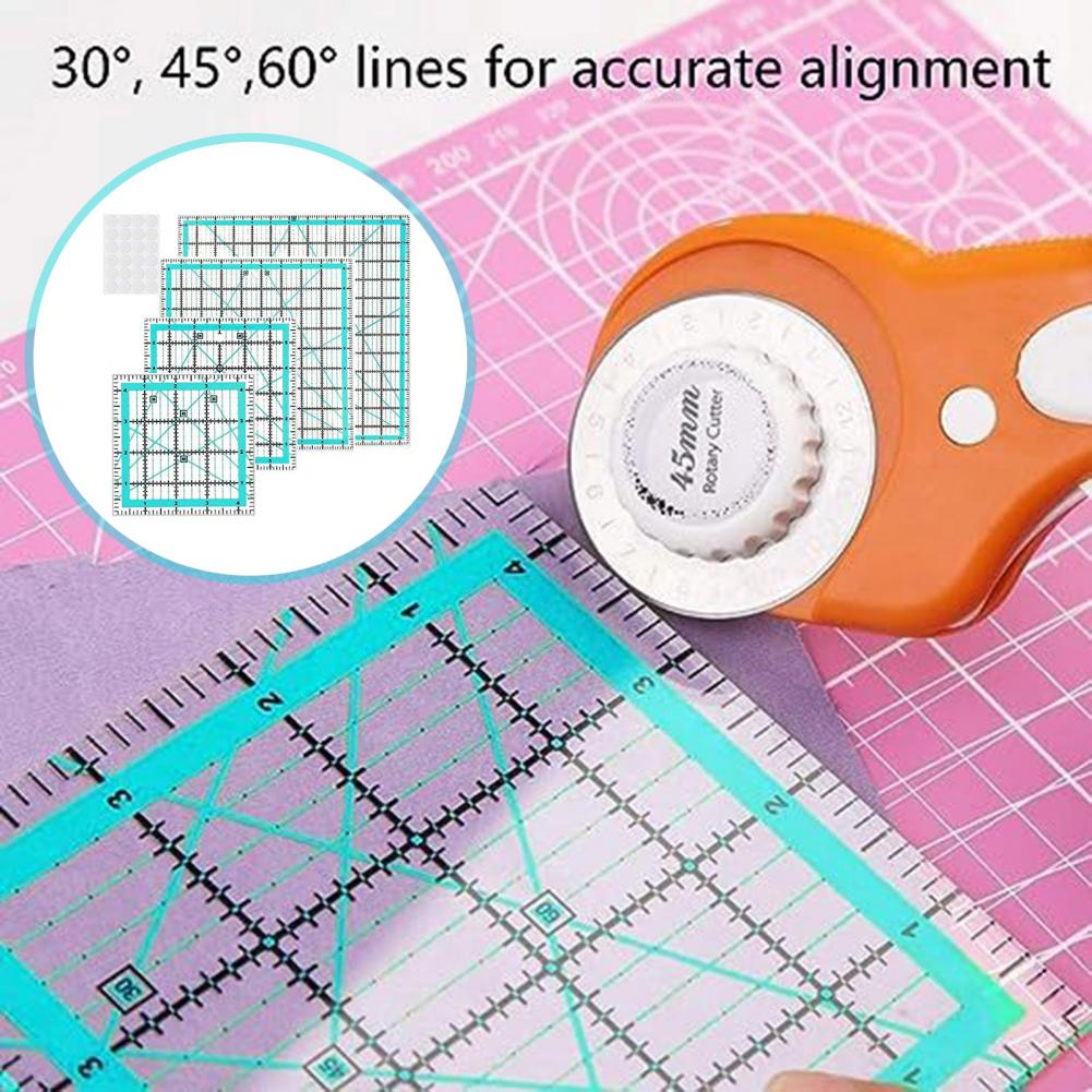 4 pezzi righello per quilting  - Quilting Ruler Square recensione e prezzo