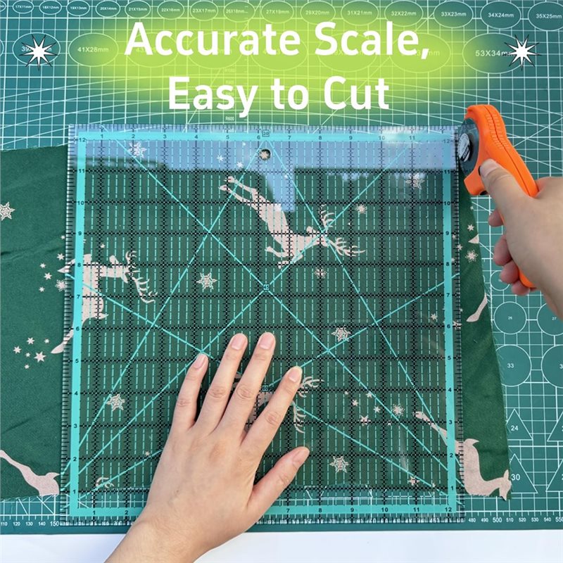 A25F-Blue Set di 7 Righelli pe - Quilting Ruler Square recensione e prezzo