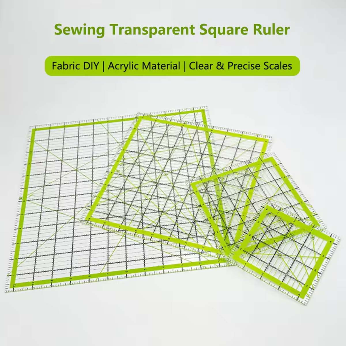Set di 4 Righelli Quadrati in  - Quilting Ruler Square recensione e prezzo